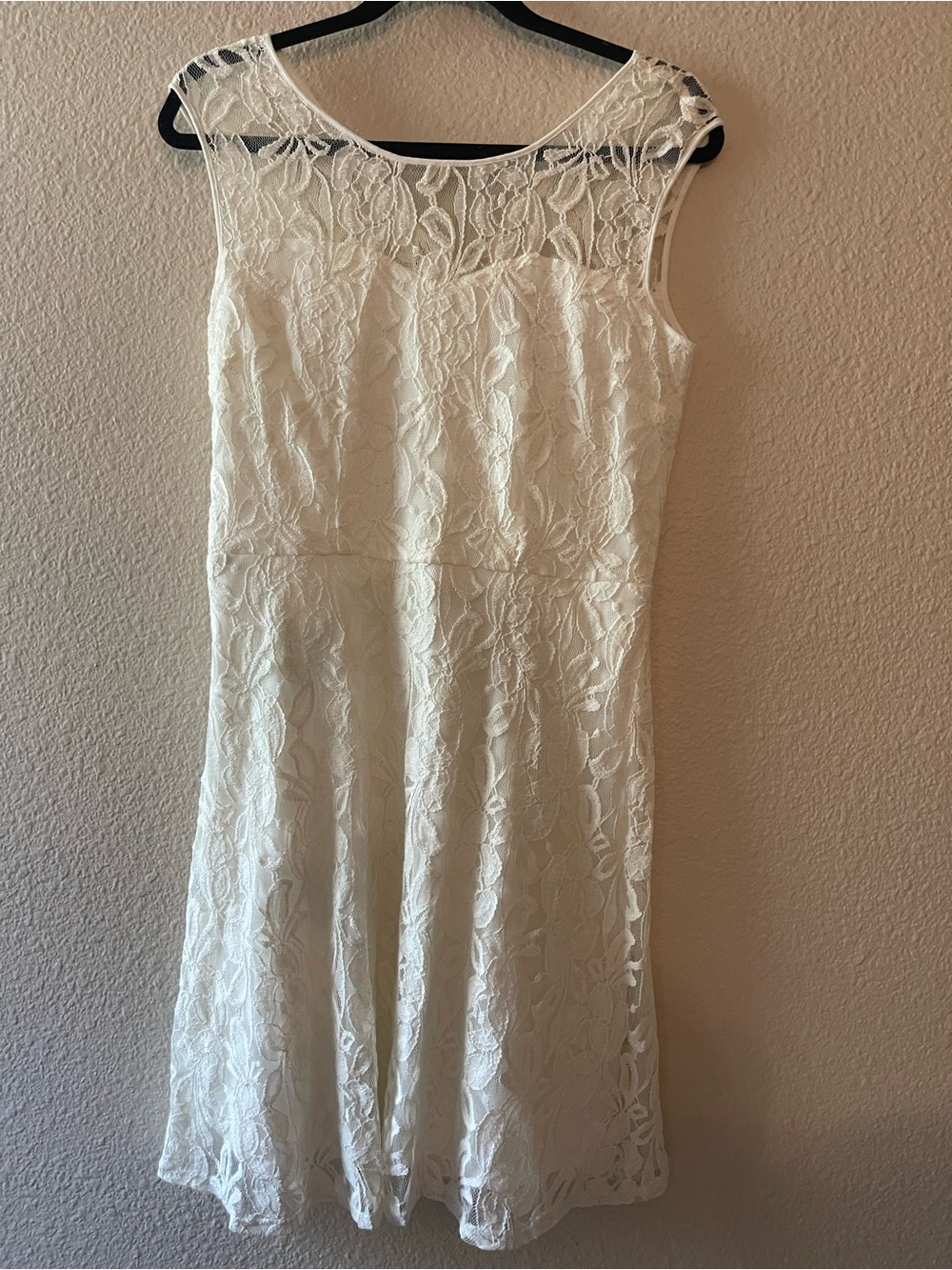 Halo Ivory Lace Midi Dress